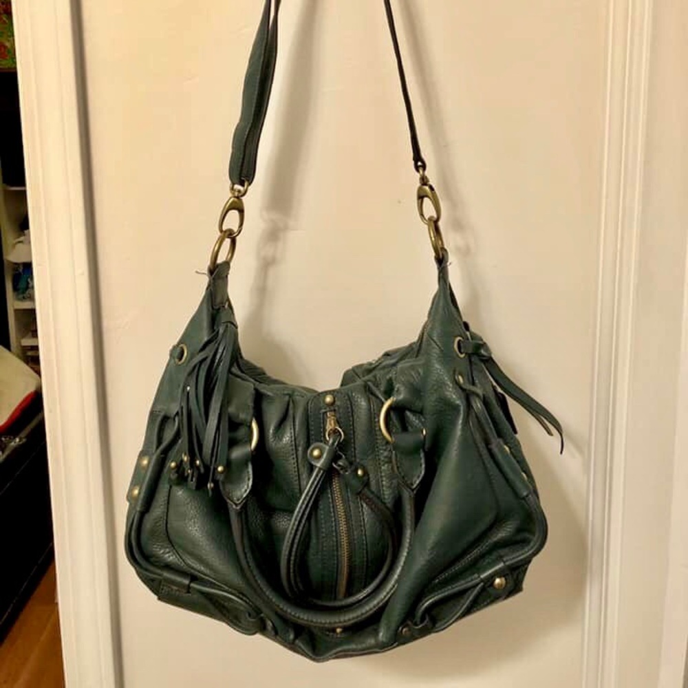 Hype leather satchel